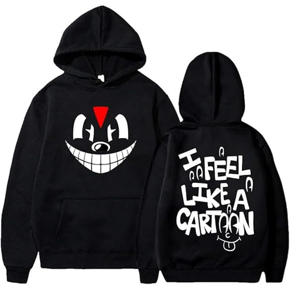 Lil Darkie Cartoon Hoodie Unisex Hooded Sweatshirt Long Sleeve Pullover Streetwear Clothes(XXS-XXXXL)