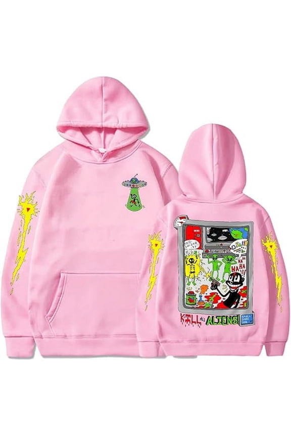 Lil Darkie First Contact Hoodie 2024 Tour Long Sleeve Streetwear Women Men Sweatshirt Hip Hop Clothes(XXS-XXXXL)