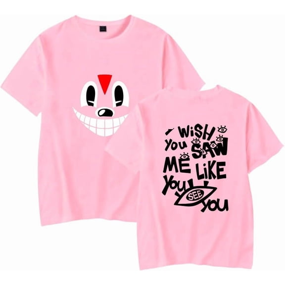 Lil Darkie Hiphop Rapper Merch Unisex Streetwear O-Neck Short Sleeve Cotton Casual Tee