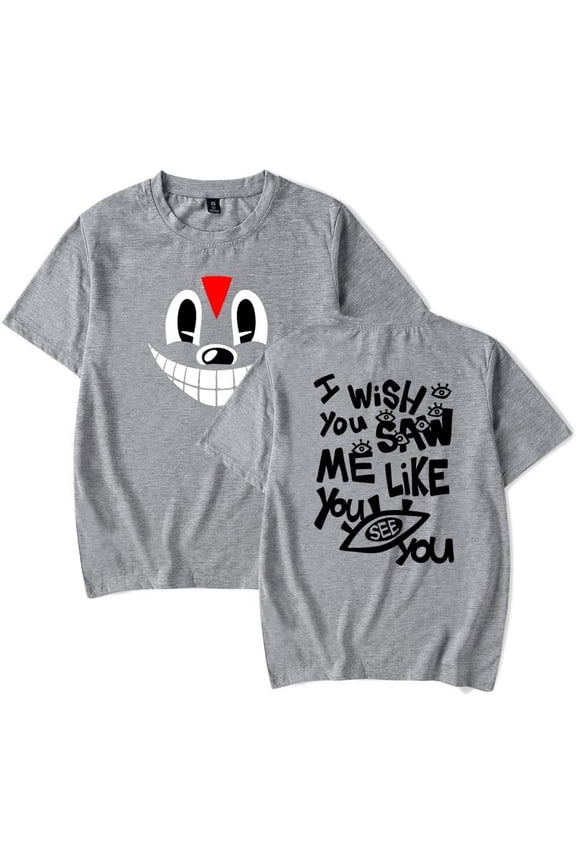 Lil Darkie Hiphop Rapper Merch Unisex Streetwear O-Neck Short Sleeve Cotton Casual Tee