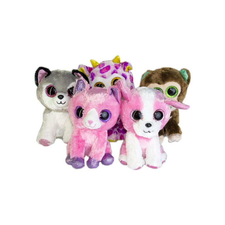 Lil Dreamer 7 In. Stuffed Animal Plush Doll 5 Piece Full ...