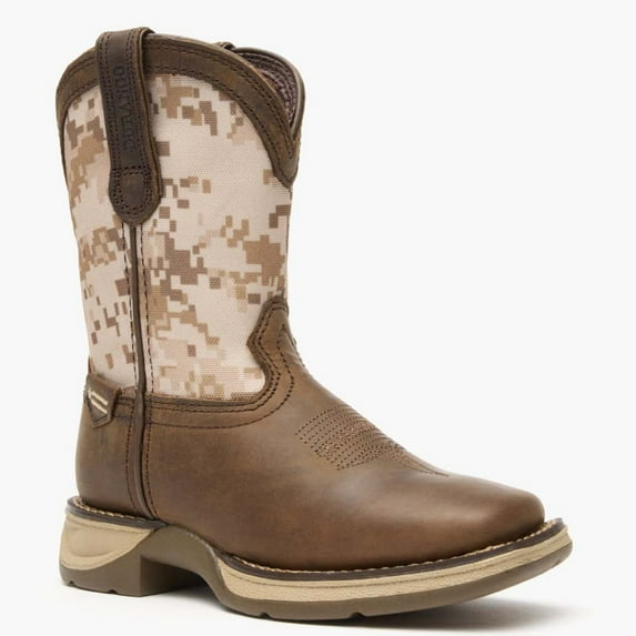 Lil' Durango Big Kids Desert Camo Western Boot Size 4.5(M)