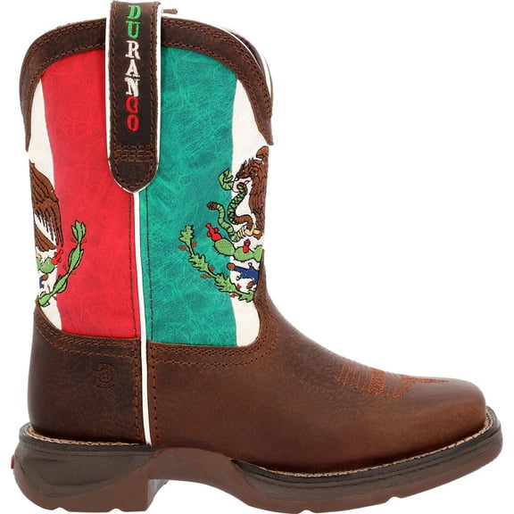 Lil’ Durango Big Kids’ Mexican Flag Western Boot
