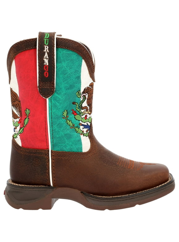 Lil’ Durango Little Kids’ Mexican Flag Western Boot