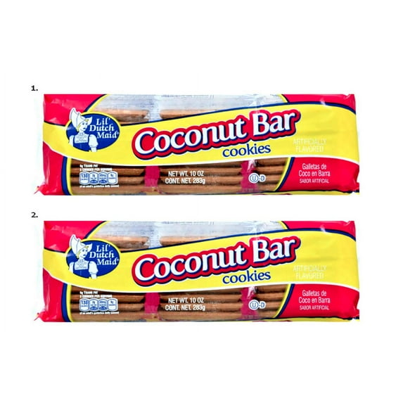 Lil Dutch Maid Original Coconut Bar Cookies 2 - Pack
