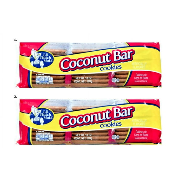 Lil Dutch Maid Original Coconut Bar Cookies 2 - Pack