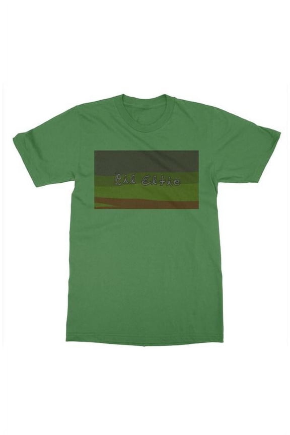 Lil Elfie Camo on Irish Green Gildan Men's T Shirt