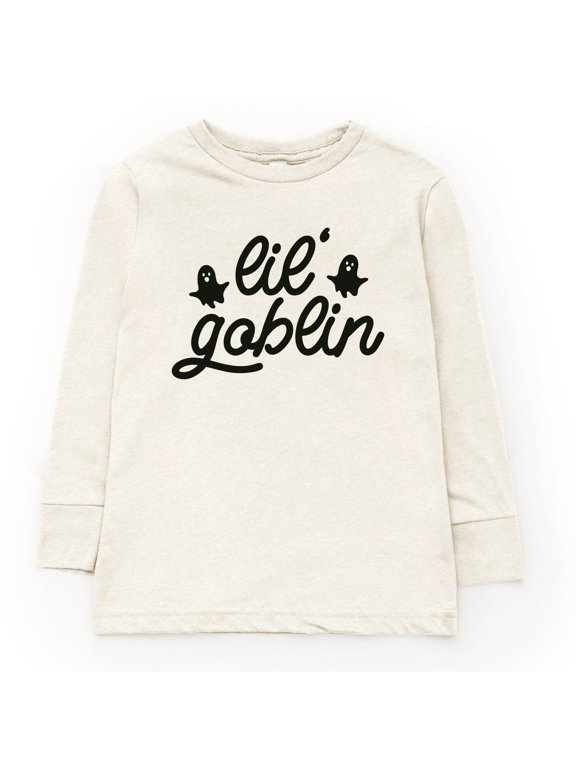 Lil' Goblin Ghosts - Toddler Long Sleeve Graphic Tee and Youth Long Sleeve Graphic T-Shirt