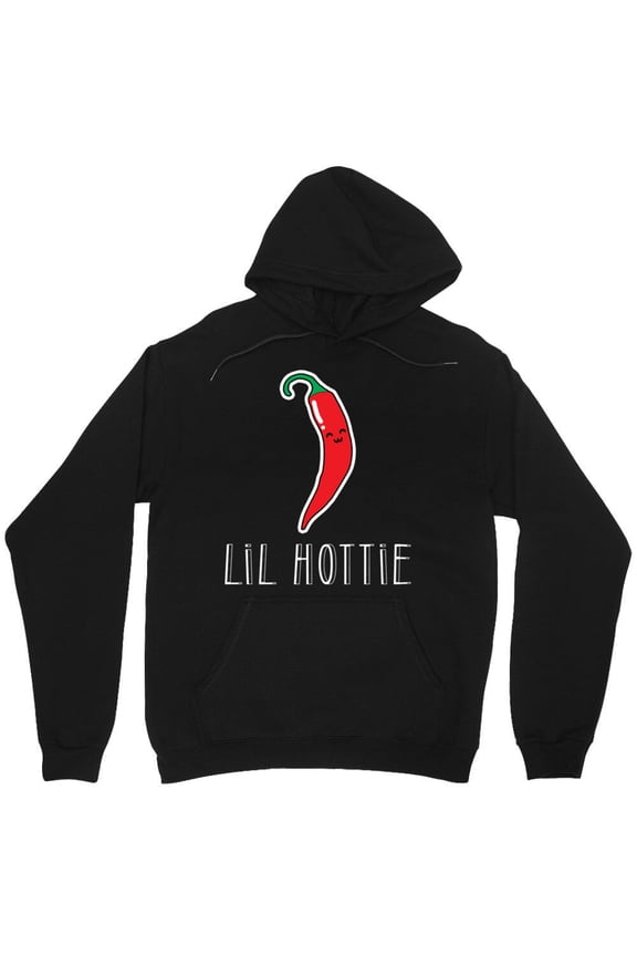 Lil Hottie Kawaii Chili Pepper Graphic Cute Funny Spicy Food Hot Sauce Lover M4959 Unisex Hoodie, Up to Size 5XL