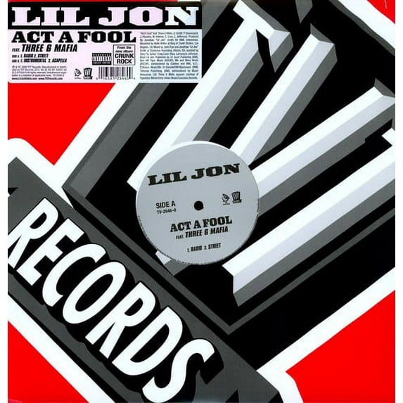 Lil Jon - Act a Fool - Music & Performance - Vinyl