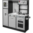 thumbnail image 1 of Lil' Jumbl Wooden Play Kitchen Set for Kids with Realistic Sound, 1 of 10