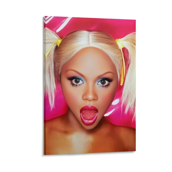 Lil' Kim Performer Art Poster Artworks Picture Print Poster Wall Art Painting Canvas Gift Decor Home Posters Decorative 08x12inch(20x30cm)