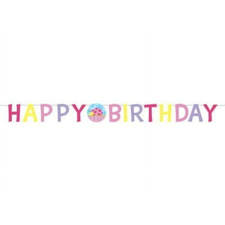 Lil' Lady Ladybug Party Foam Happy Birthday Letter Banner