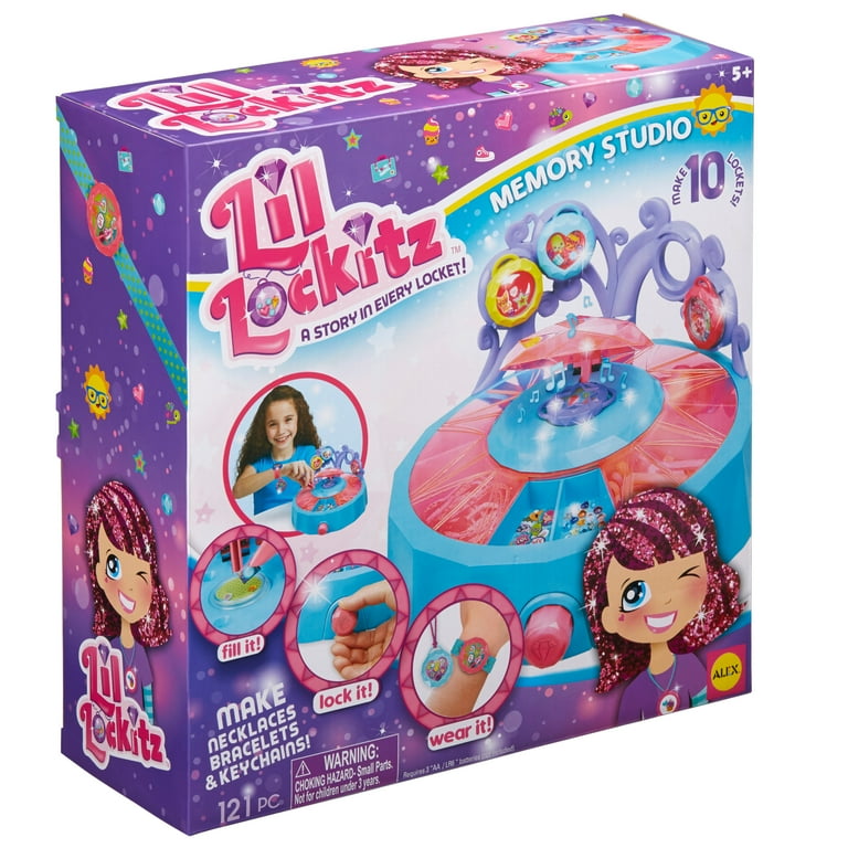 ALEX Toys Lil' Lockitz Memory Studio Design Kit with Custom Charms