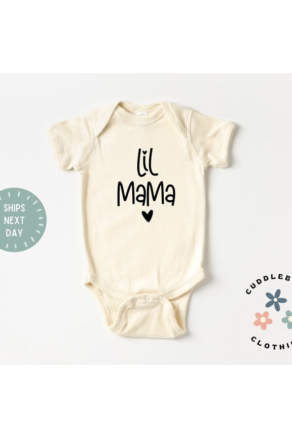 Lil Mama Baby Bodysuit, Mamas Girl Baby Bodysuit, Little Mama Girl Romper, Baby Gift, New Baby Gift