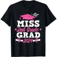 thumbnail image 1 of Lil Miss 2nd Grade Grad Last Day Of School Graduation T-Shirt, 1 of 4