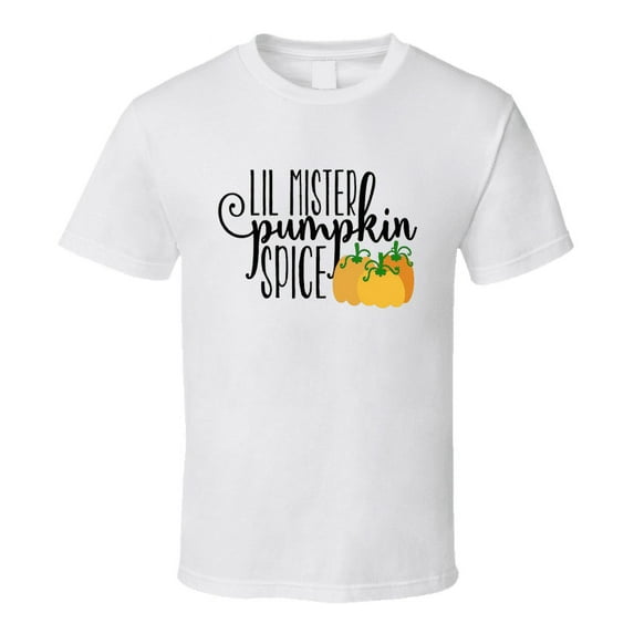 Lil Mister Pumpkin Spice Tee Cool Fall Holiday Flavor Novelty T Shirt