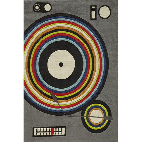 Lil Mo Hipster 8 ft. x 10 ft. Rug - Grey