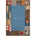 thumbnail image 1 of Momeni Rugs LMOJULMJ-4DNM5070 Lil Mo Whimsy Collection Area Rug, 5' X 7', Denim, 1 of 6