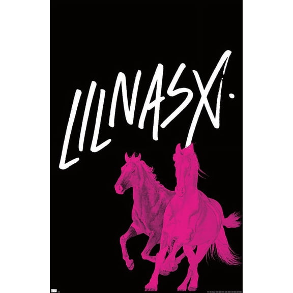 Lil Nas - Horses Wall Poster, 14.725" x 22.375"