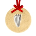 thumbnail image 1 of Lil Peach Baby Handprint Christmas Ornament Kit, Gold Glitter, 1 of 5