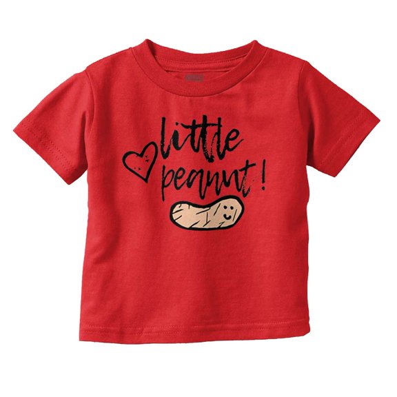 Lil Peanut Cute Daughter Grandchild Toddler Boy Girl T Shirt Infant Toddler Brisco Brands 6M
