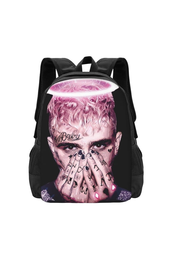 Lil Peep Backpack Fashion Travel Backpack Laptop Backpack 16ch Simple And Large Capacity