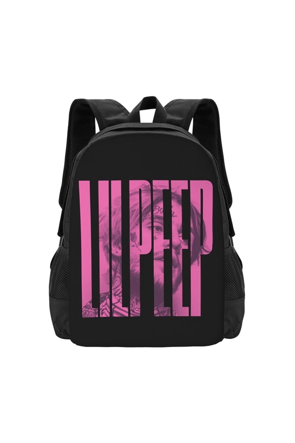 Lil Peep Backpack Fashion Travel Backpack Laptop Backpack 16ch Simple And Large Capacity