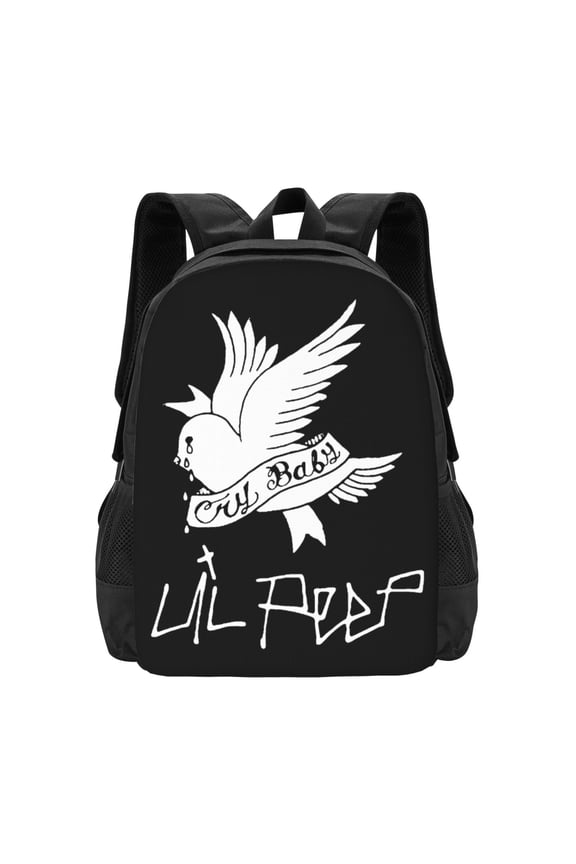 Lil Peep Backpack Fashion Travel Backpack Laptop Backpack 16ch Simple And Large Capacity
