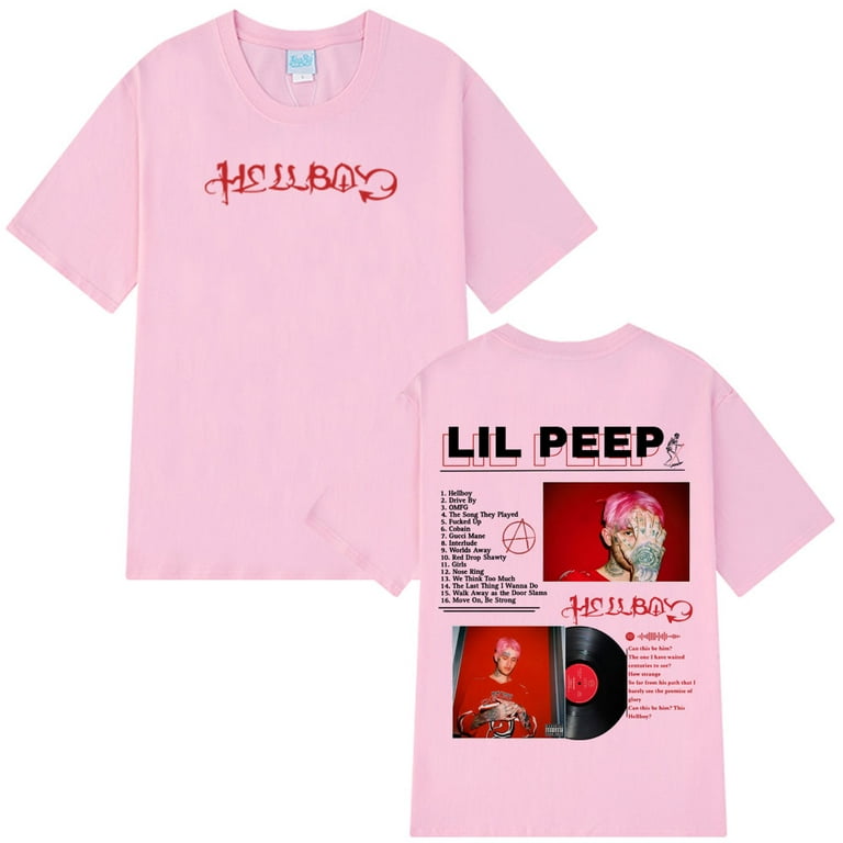 Lil Peep Crybaby Hellboy Cotton T - Shirt - Unisex Oversized Hip