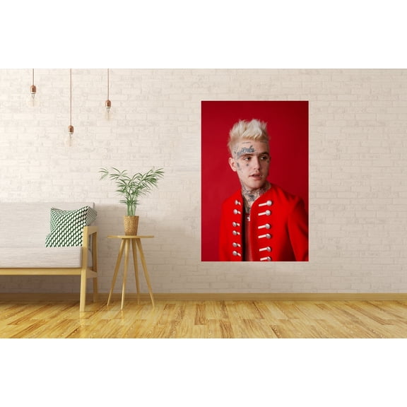 Lil Peep Emo Rapper Original Music Poster, R I P Legend Music Band Wall Art