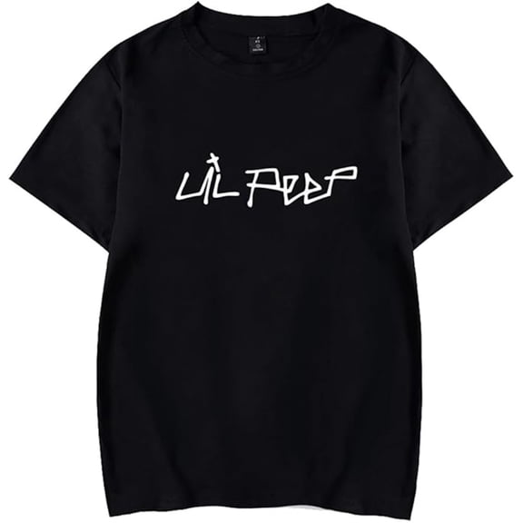 Lil Peep Merch T-shirts For Men And Women Stylish Round Neck Casual Short Sleeve Tops