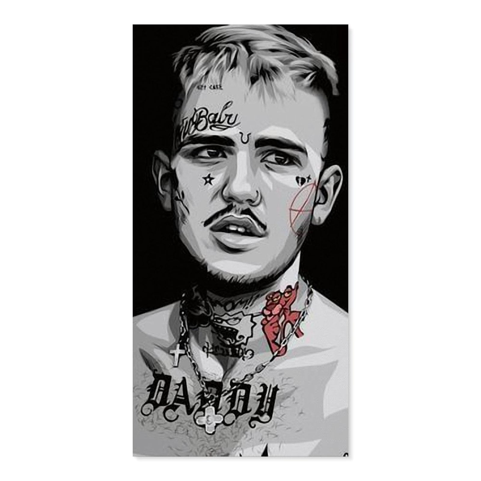 Lil Peep Poster Canvas Painting Creativity Poster for Living Room Home ...