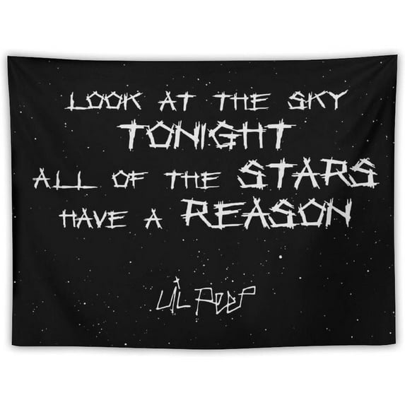 Lil Peep Tapestries Love Rapper Tapestry Wall Hanging Room Art Home Decoration Gift Bedroom Decor Living Room Door Curtain Balcony