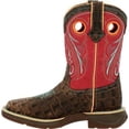 thumbnail image 1 of Lil Rebel™ by Durango Big Kids' Western Boot Gator Emboss/Electric Red - DBT0233Y, 1 of 3