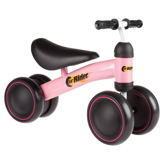 Lil' Rider 3-Wheel Toddler Bike with Easy Grip Handles, No Pedals, Pink, 40 lbs Max Weight