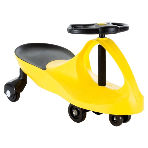 Lil’ Rider Wiggle Car for Ages 3 and Up - Twist, Wiggle, and Go (Yellow)