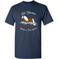 thumbnail image 1 of Lil Sebastian Always in Our Hearts T Shirt - Large - Navy, 1 of 8