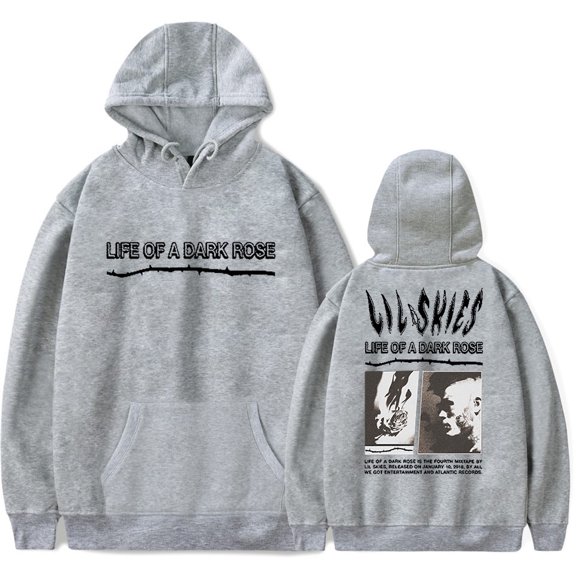 Lil Skies Life of a Dark Rose Hoodie Merch Popular Graphics Print Unisex Trendy Casual Streetwear