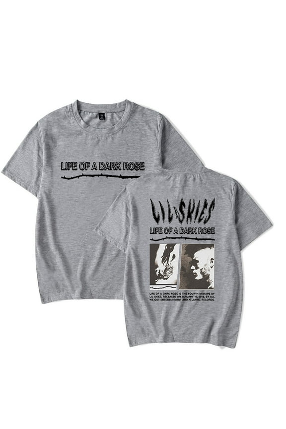s Life of a Dark Rose Tee Merch pop graphics print Crewneck Unisex Trend Casual Short Sleeve Top