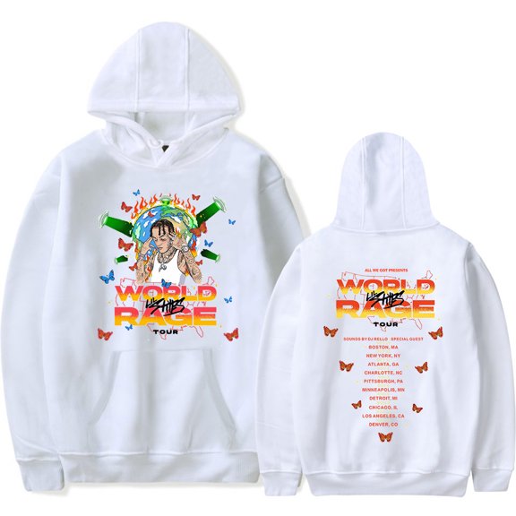 Lil Skies Merch World Rage Tour Hoodie Sweatshirt New Logo Women/Men Cosplay Pullovers Hooded Longsleeve