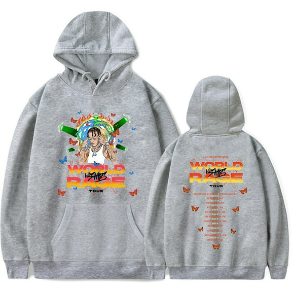 Lil Skies Merch World Rage Tour Hoodie Sweatshirt New Logo Women/Men Cosplay Pullovers Hooded Longsleeve