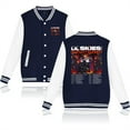 thumbnail image 1 of Lil Skies Too Much Too Fast Tour Jackets Women Men Baseball Uniform Streetwear Coat, 1 of 2