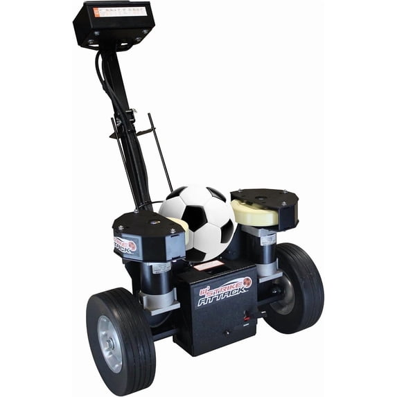 Lil Strike Attack Soccer Ball Throwing Machine (DC Model), Battery and Charger Included, by Sports Attack