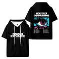 thumbnail image 1 of Lil Tecca Dopamine The Experience Tour Hooded T-shirt Women Men Fashion Short Sleeve Tee, 1 of 2