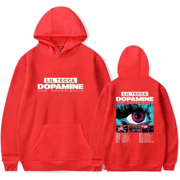 Lil Tecca Dopamine The Experience Tour Hoodie Men Women Long Sleeve Pullover Hooded Sweatshirt