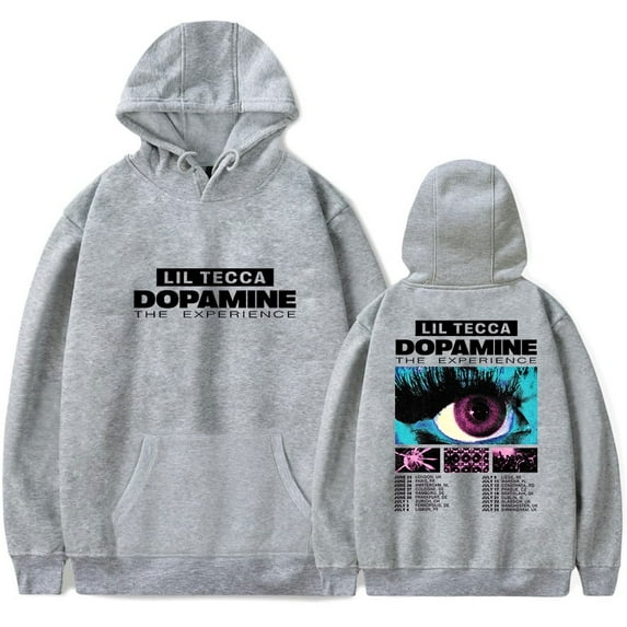 Lil Tecca Dopamine The Experience Tour Hoodies Men Women Long Sleeve Casual Fashion Pullover Hooded Sweatshirt
