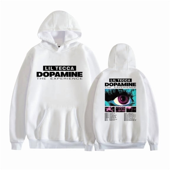 Lil Tecca Merch Dopamine Experience Tour 2025 Hoodie Unisex Fashion Long-Sleeved Casual Sweatshirt