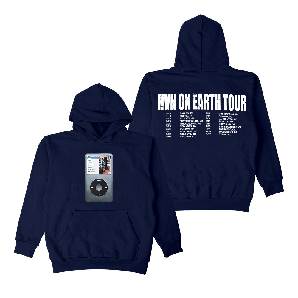 Lil Tecca Merch Hoodie HVN On Earth Tour New 2024 Hip Hop Long Sleeve ...