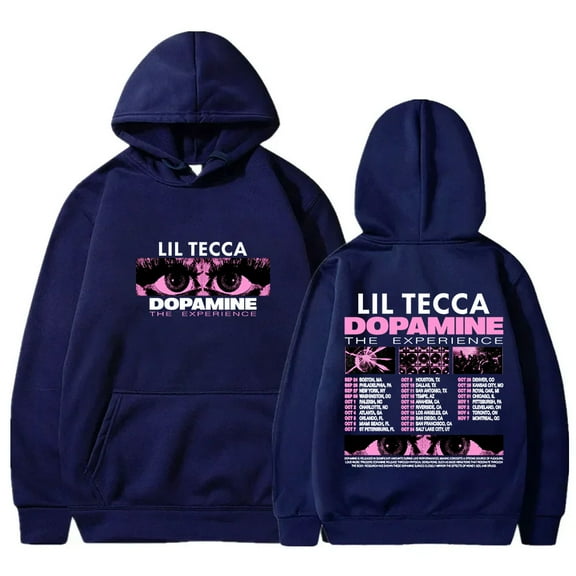Lil Tecca The Dopamine Experience Tour 2025 Hoodies Women Men Fashion Long Sleeve Sweatshirts